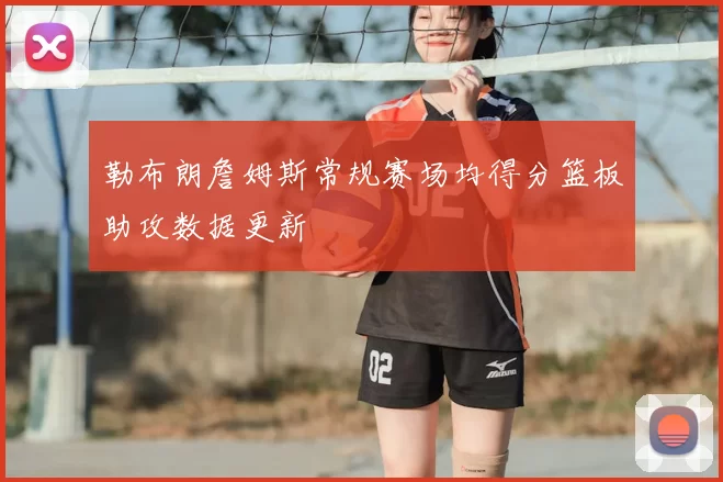 勒布朗詹姆斯常规赛场均得分篮板助攻数据更新
