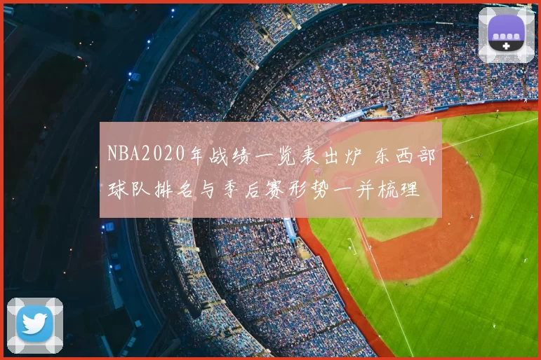 NBA2020年战绩一览表出炉 东西部球队排名与季后赛形势一并梳理